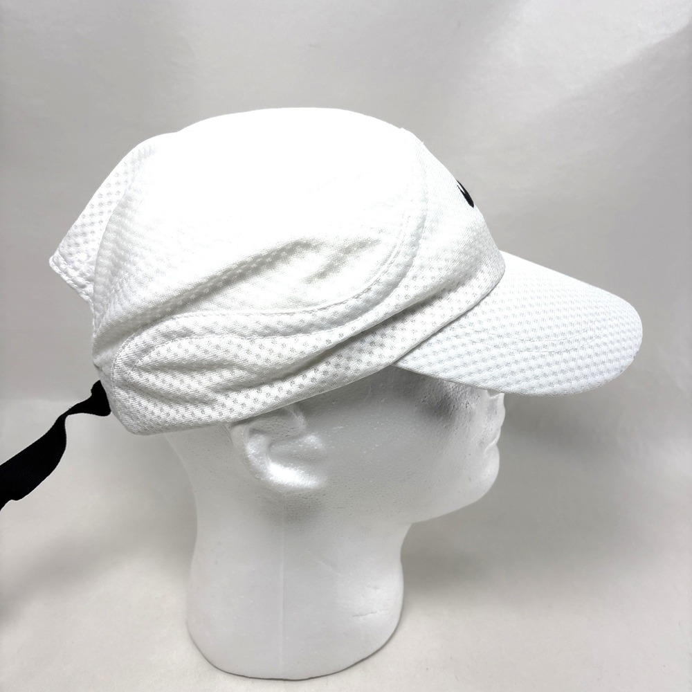 VTG Nike Hat Cap 90s Tailwind‎ Panel White Running Mesh Men Strap Back - Picture 3 of 8